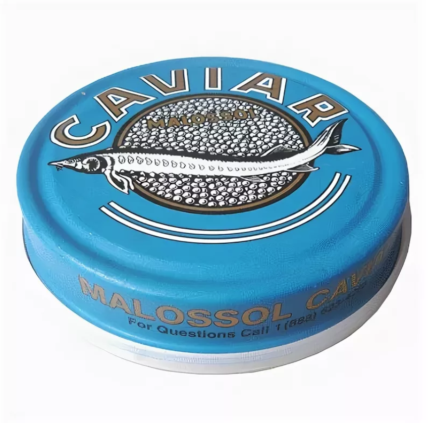 pike black caviar "malossol", 7 oz / 200 g
